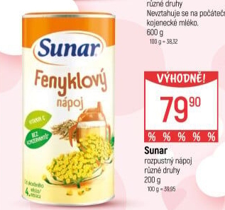 Instantní nápoj Sunar