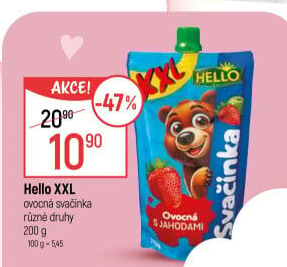 Ovocná kapsička Hello