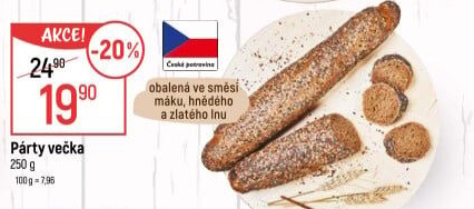 Pečivo Párty večka