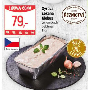 Sekaná syrová Globus