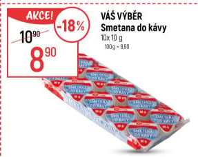 Smetánky do kávy Váš Výběr
