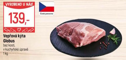 Vepřová kýta bez kosti Globus