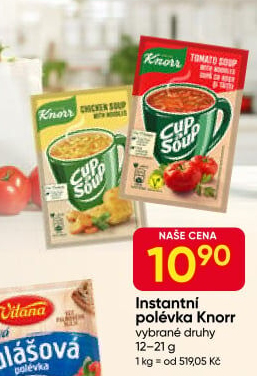 Instantní polévky Knorr