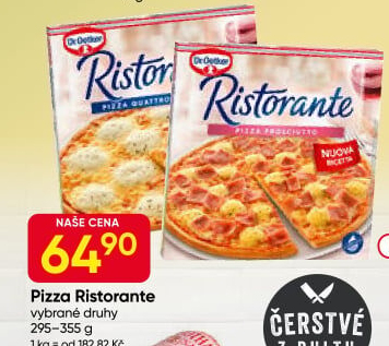 Pizza mražená Ristorante Dr. Oetker