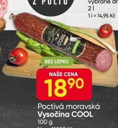Salám Vysočina Cool Poctivá Moravská