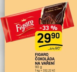 Čokoláda na vaření Figaro
