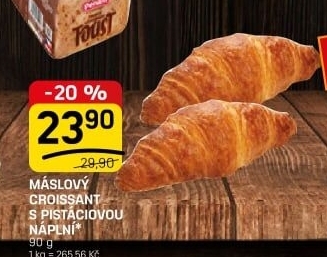 Croissant s náplní
