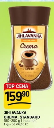 Instantní káva Jihlavanka Standard