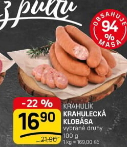 Krahulecká klobása Krahulík