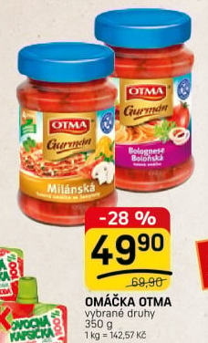 Omáčky hotové Gurmán Otma