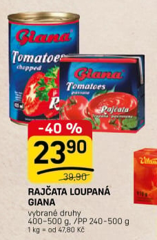 Rajčata loupaná Giana