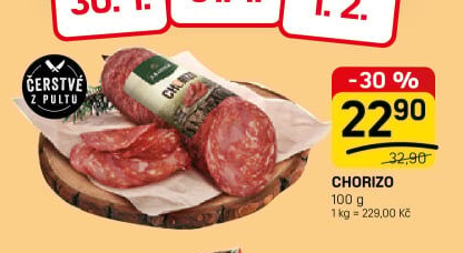 Salám Chorizo Krahulík