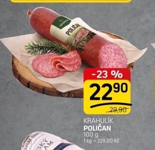 Salám Poličan Krahulík