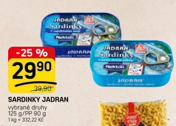 Sardinky Jadran Nekton