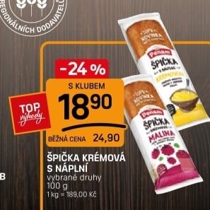Špička plundrová krémová Penam