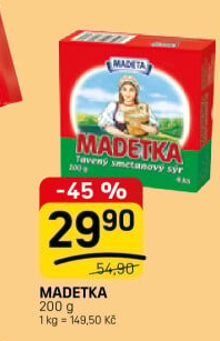 Sýr tavený smetanový Madetka