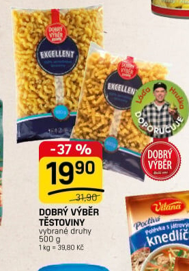 Těstoviny Dobrý Výběr