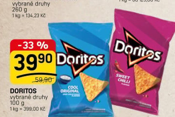 Tortilla chips Doritos