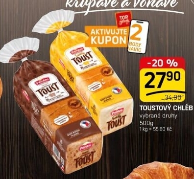 Toustový chléb Penam