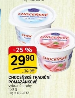 Tradiční pomazánkové Choceňské