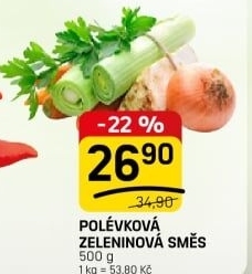 Zeleninová polévková směs