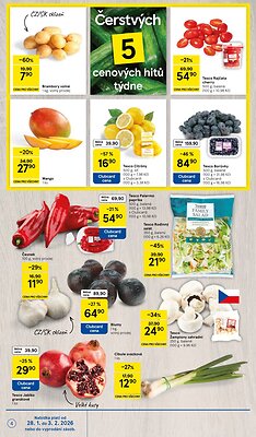 akční leták Tesco 28.1.2026-3.2.2026