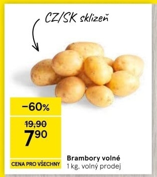 Brambory konzumní