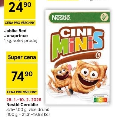 Cereálie Nestlé