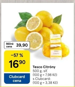 Citrony Tesco