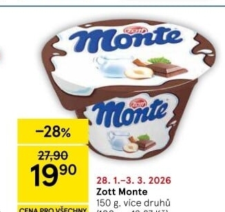 Dezert Monte Zott
