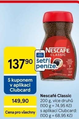 Instantní káva Nescafé Classic