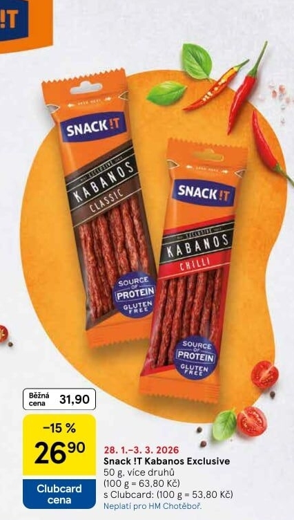 Kabanos Exclusive Snack !t Tarczyński