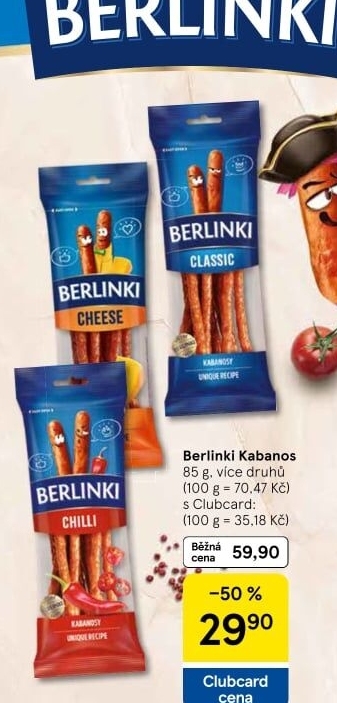 Kabanosky Berlinki Morliny