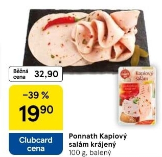 Kapiový salám Ponnath