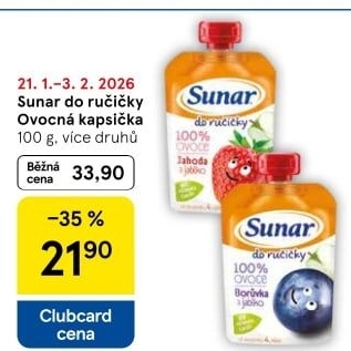 Kapsička do ručičky Ovocný příkrm Sunar