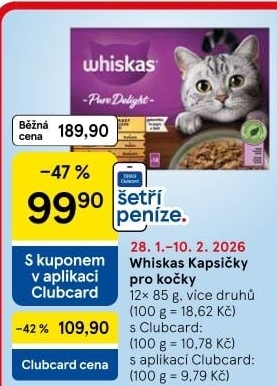 Kapsičky pro kočky Whiskas