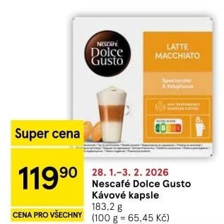 Kapsle Dolce Gusto Nescafé
