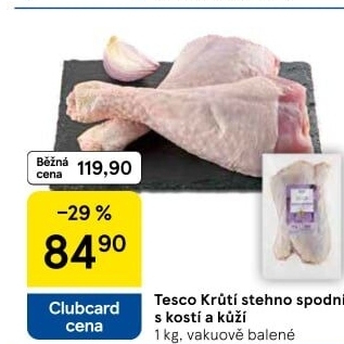 Krůtí stehna Tesco