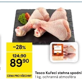 Kuřecí stehna Tesco