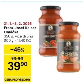 Omáčky na těstoviny Exclusive Franz Josef Kaiser