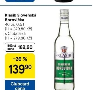 Pálenka Borovička slovenská Klasik St. Nicolaus