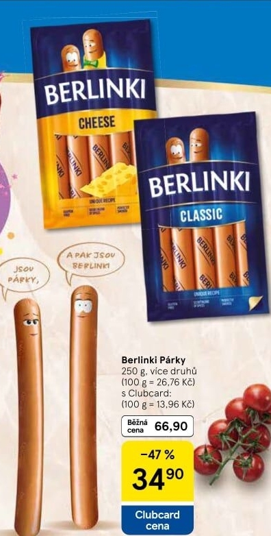Párky Berlinki Morliny