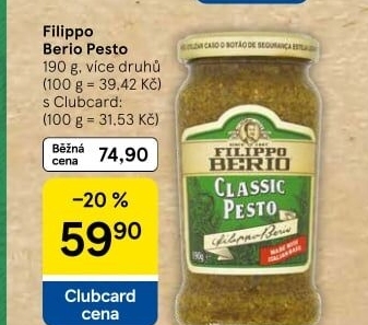 Pesto Filippo Berio