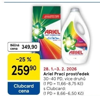 Prací prostředky Ariel