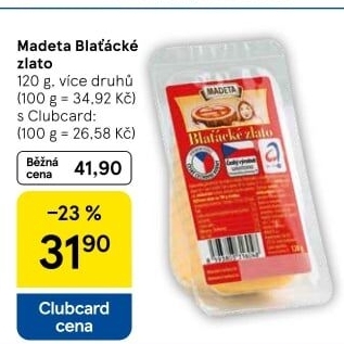 Sýr Blaťácké zlato Madeta