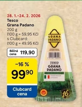 Sýr Grana Padano Tesco