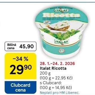 Sýr Ricotta Italat
