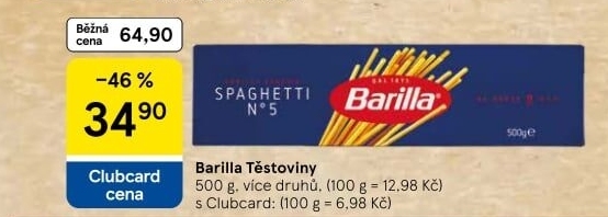 Těstoviny Barilla