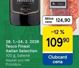 Uzeniny Italské selection Tesco Finest