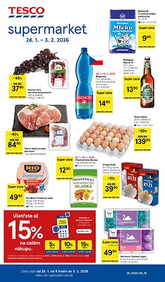 akční leták Tesco 28.1.2026-3.2.2026